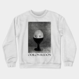 The Egg by Odilon Redon Crewneck Sweatshirt